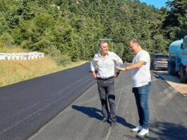 Ασφαλτοστρώθηκε ο οδικός άξονας Κυριάκι – Κούκουρα